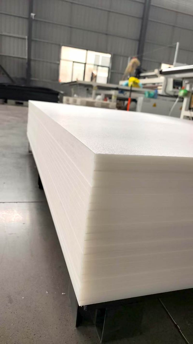 White HDPE mats
